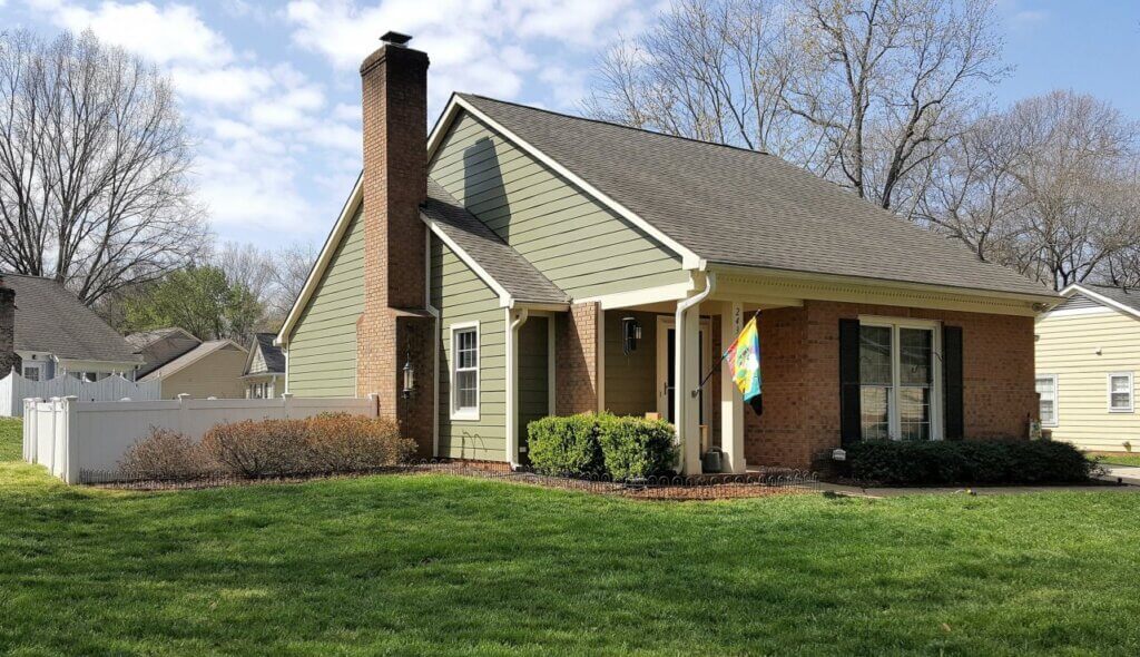 A new roof replacement in Charlotte, North Carolina