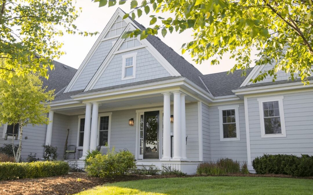 Home after cleaning their James Hardie siding